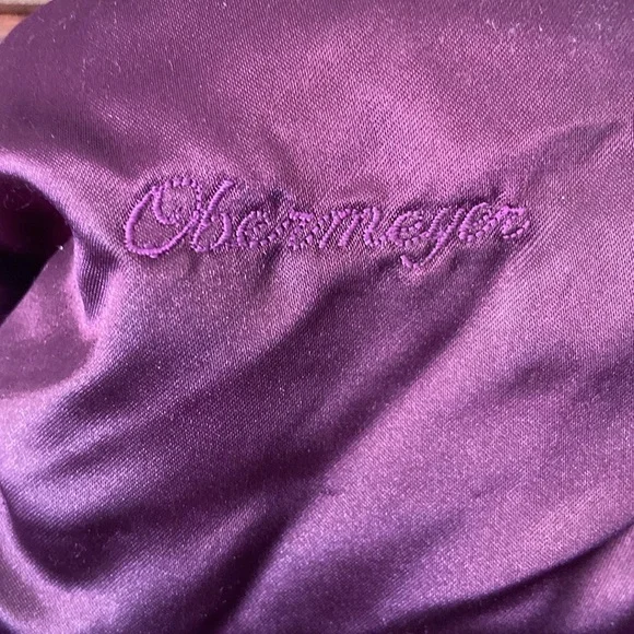 Obermeyer Mont Blanc Reversible Puffer Vest in Purple & Black Women's Size 12 - Picture 6 of 9